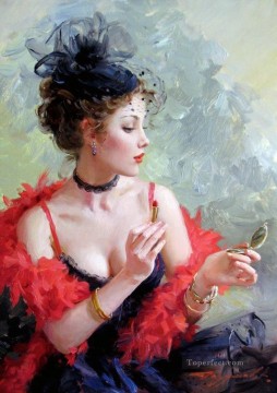 Pretty Woman KR 004 Impressionist Oil Paintings